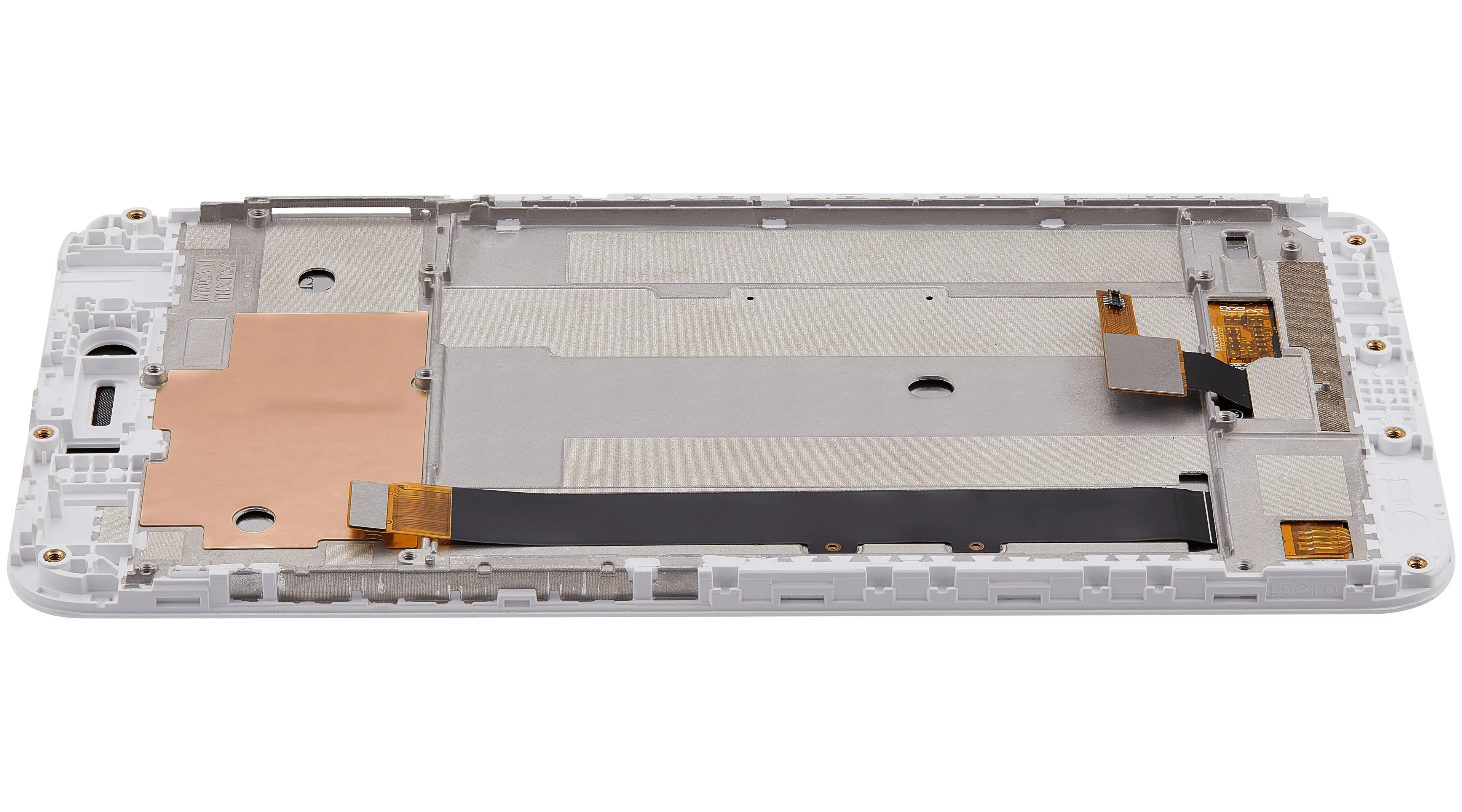 LCD-Display mit Rahmen für Xiaomi Redmi Note 5A (Aftermarket Plus) (Weiß)