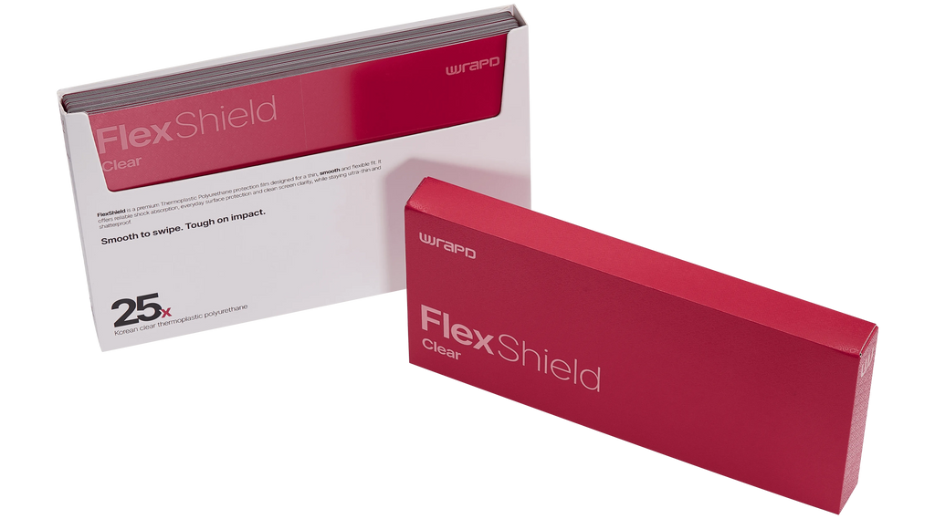 Wrapd FlexShield - TPU Display Protector Film (25 Pack) (Clear)
