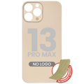 Backcover mit 3M-Kleber für iPhone 13 Pro Max Gold ohne Logo großes Kameraloch P