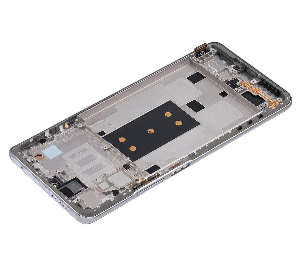 LCD Display with Frame for Xiaomi 11T (Aftermarket Incell) (Moonlight White)