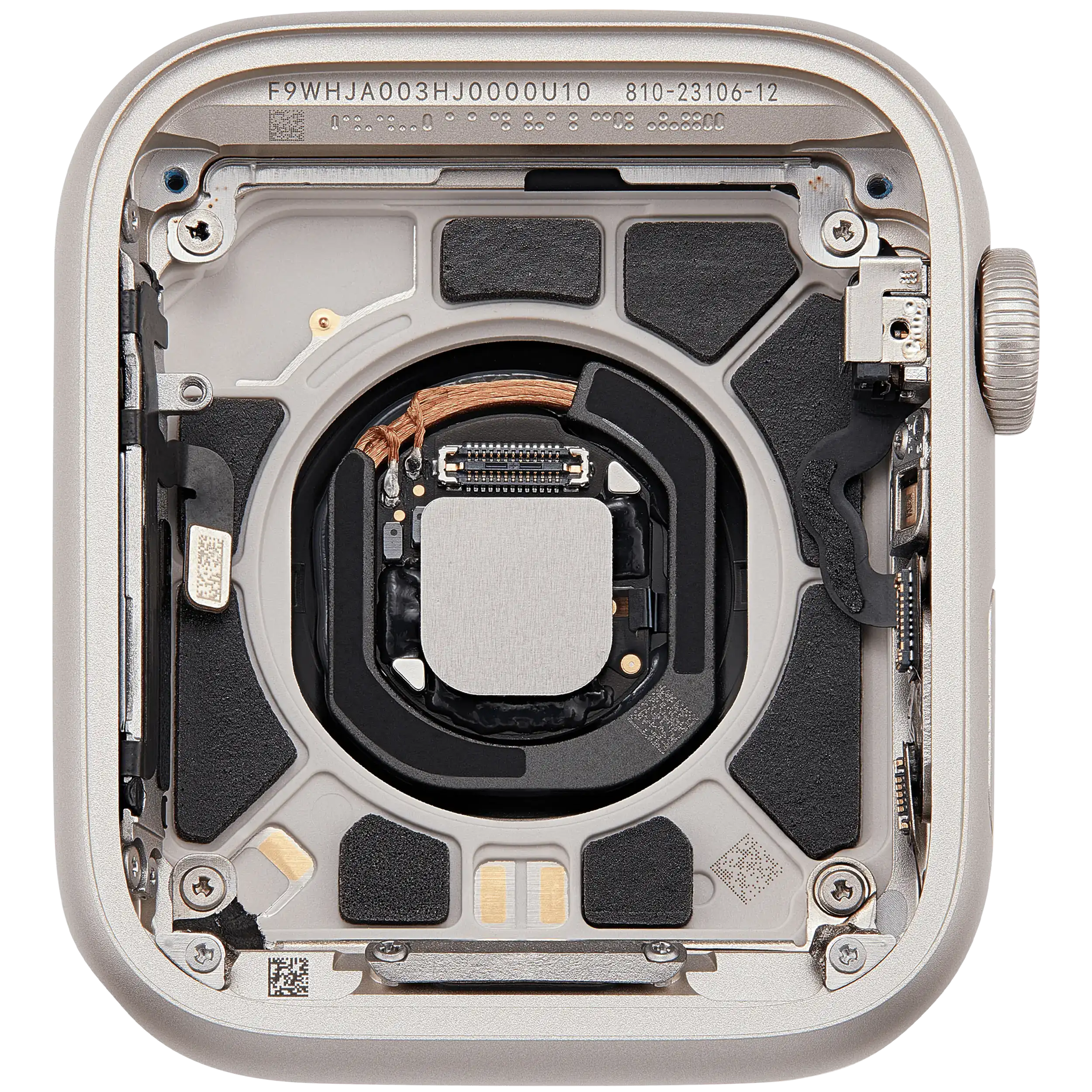Backcover/Rahmen für Watch Series SE 3rd (44MM) (gebrauchter OEM-Ausbau, Qualität A) (GPS Version) (Aluminum / Starlight)