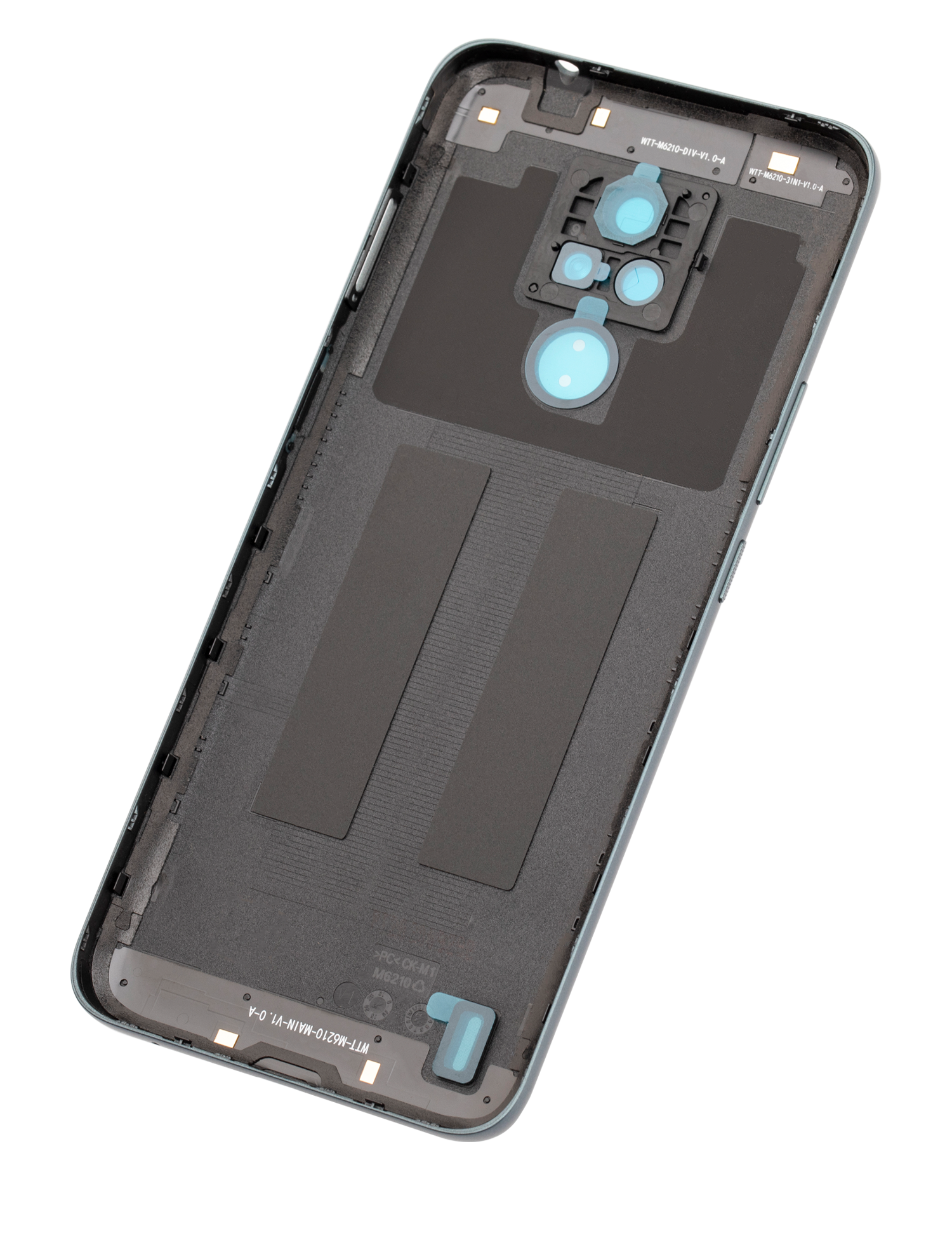 Backcover Glass für Motorola Moto E7 (XT2095 / 2020) (Mineral Gray)