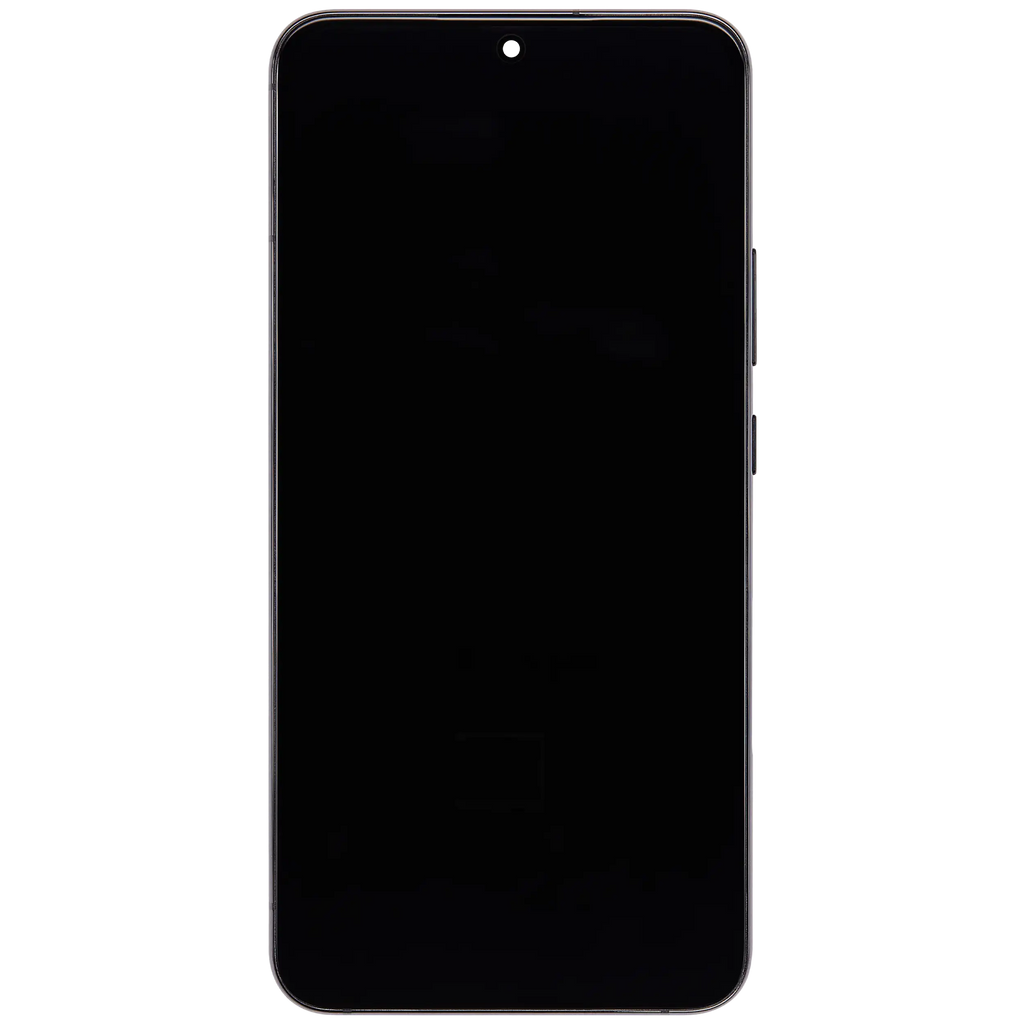 OLED-Display mit Rahmen für Samsung Galaxy S22 Plus 5G (US & Internationale Version) (Aftermarket Plus) (120Hz) (Phantom Black)