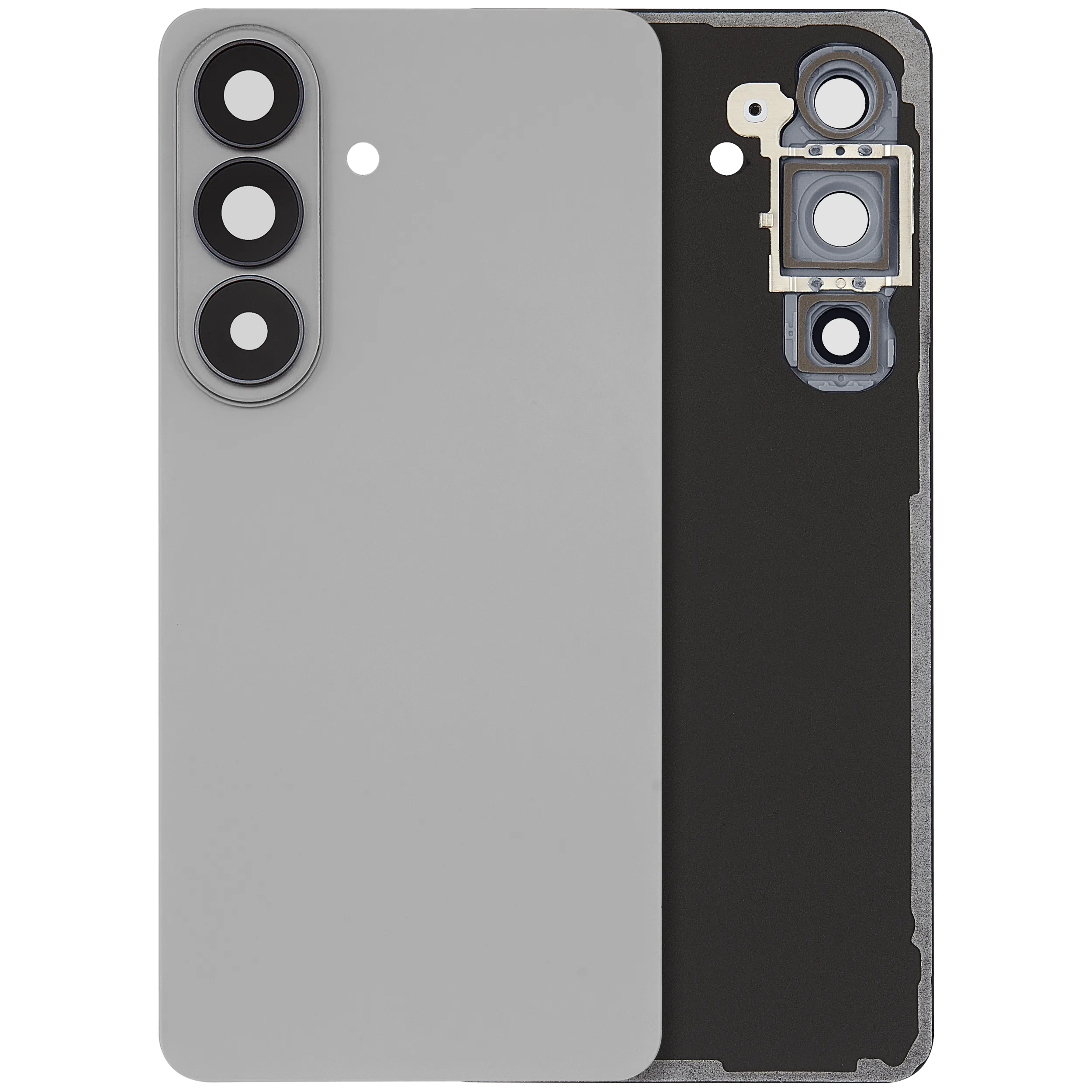 Backcover Glass mit Camera Lens für Samsung Galaxy S26 (Aftermarket Plus) (Silver Shadow)