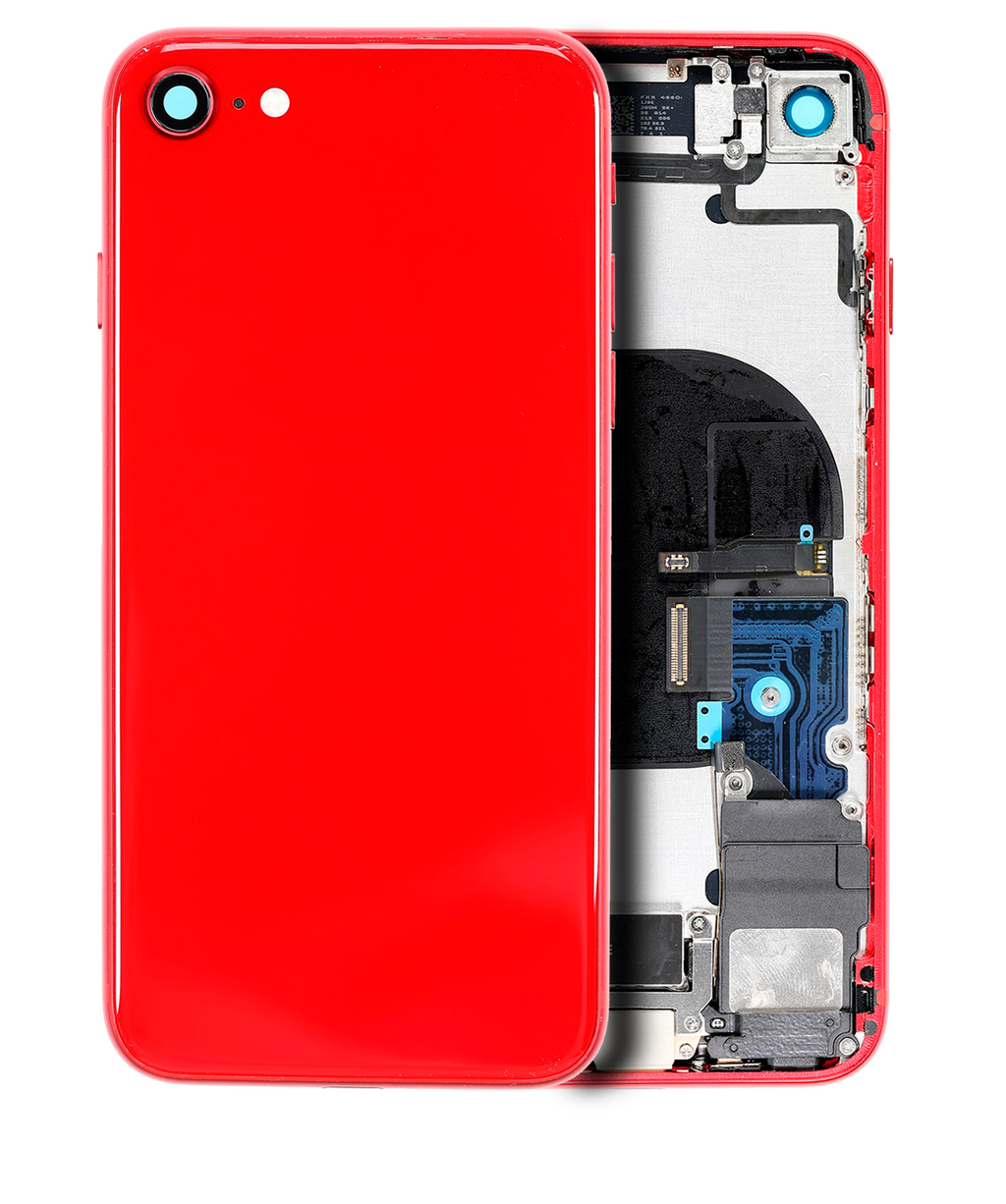 Backcover/Rahmen iPhone 8 Rot Kleinteile Aftermarket Plus ohne Logo