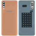 Backcover mit Camera Lens Compatible für Samsung Galaxy A70 (A705) (Service Pack) (Orange)