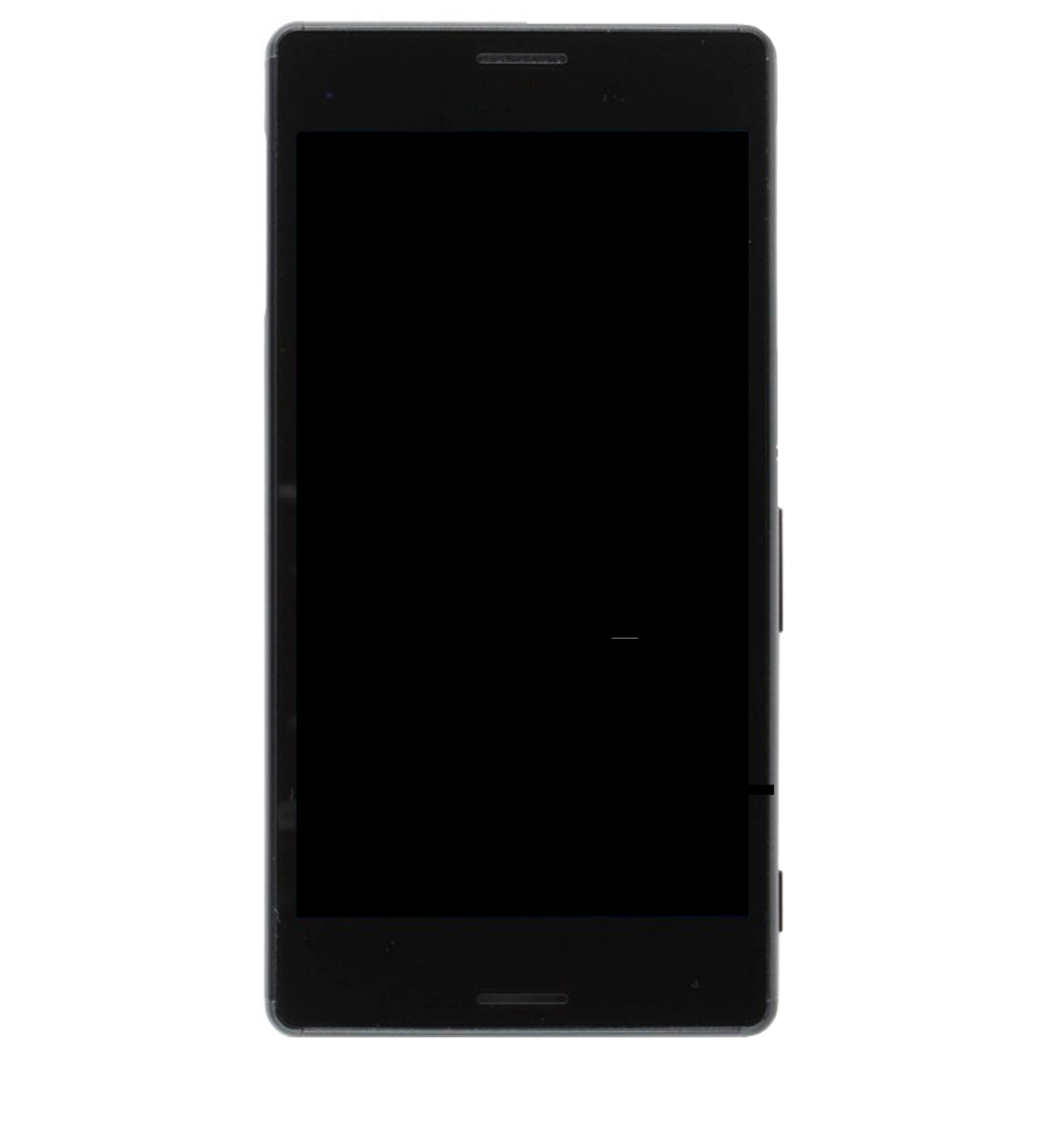 LCD-Display mit Rahmen für Sony Xperia M4 Aqua (E2303 / E2306 / E2353 / E2363) (Schwarz)