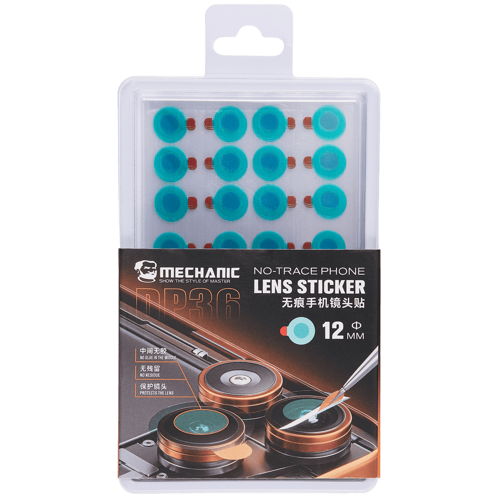DP36 No-Trace Phone Lens Sticker (360 Pack) (Mechanic)