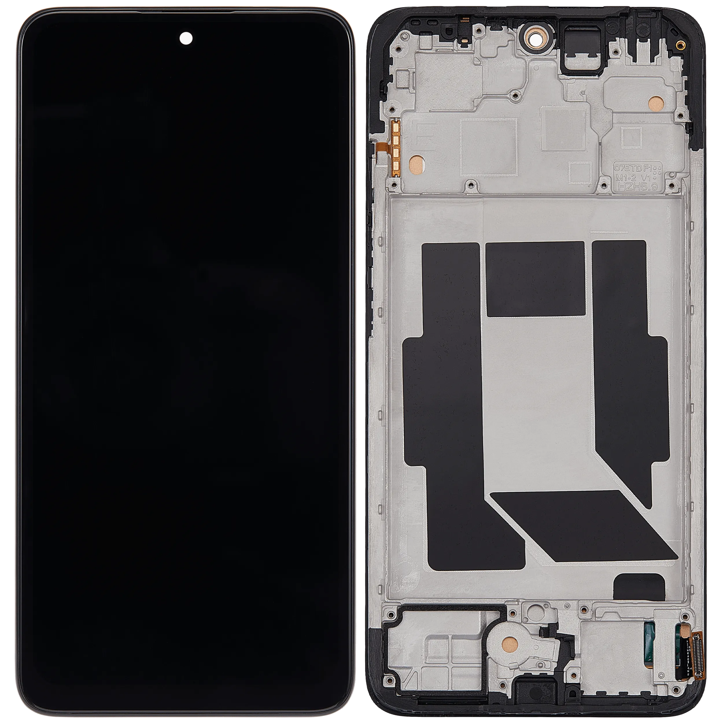 LCD-Display mit Rahmen für Xiaomi Redmi Note 14 4G (EU Version) (Aftermarket: Incell) (Alle Farben)