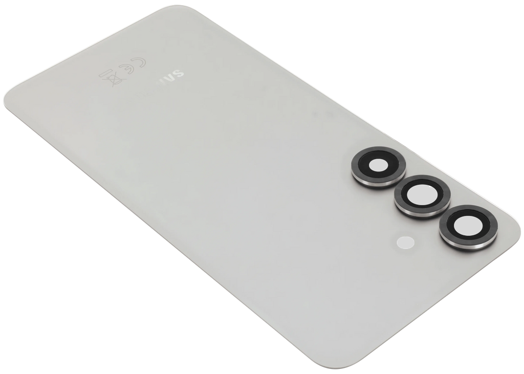 Backcover Glass mit Camera Lens für Samsung Galaxy S25 5G (Service Pack) (Silver Shadow)