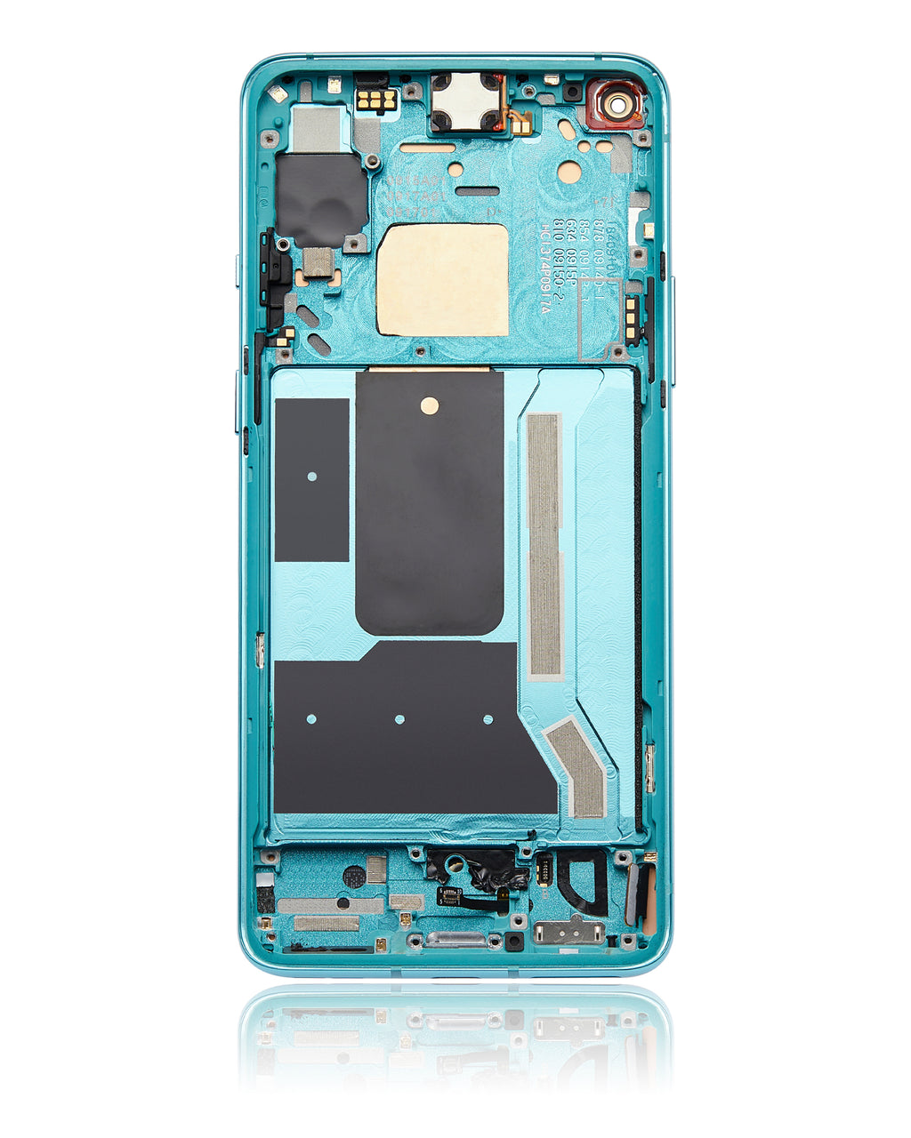 OLED-Display mit Rahmen für OnePlus 8T (Refurbished) (Aquamarine Green)
