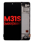OLED-Display mit Rahmen Samsung Galaxy M31S Aftermarket Plus