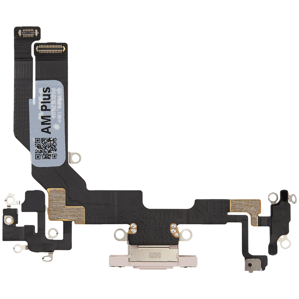 Ladebuchse Flex Cable für iPhone 17e (Aftermarket Plus) (Soft Pink)