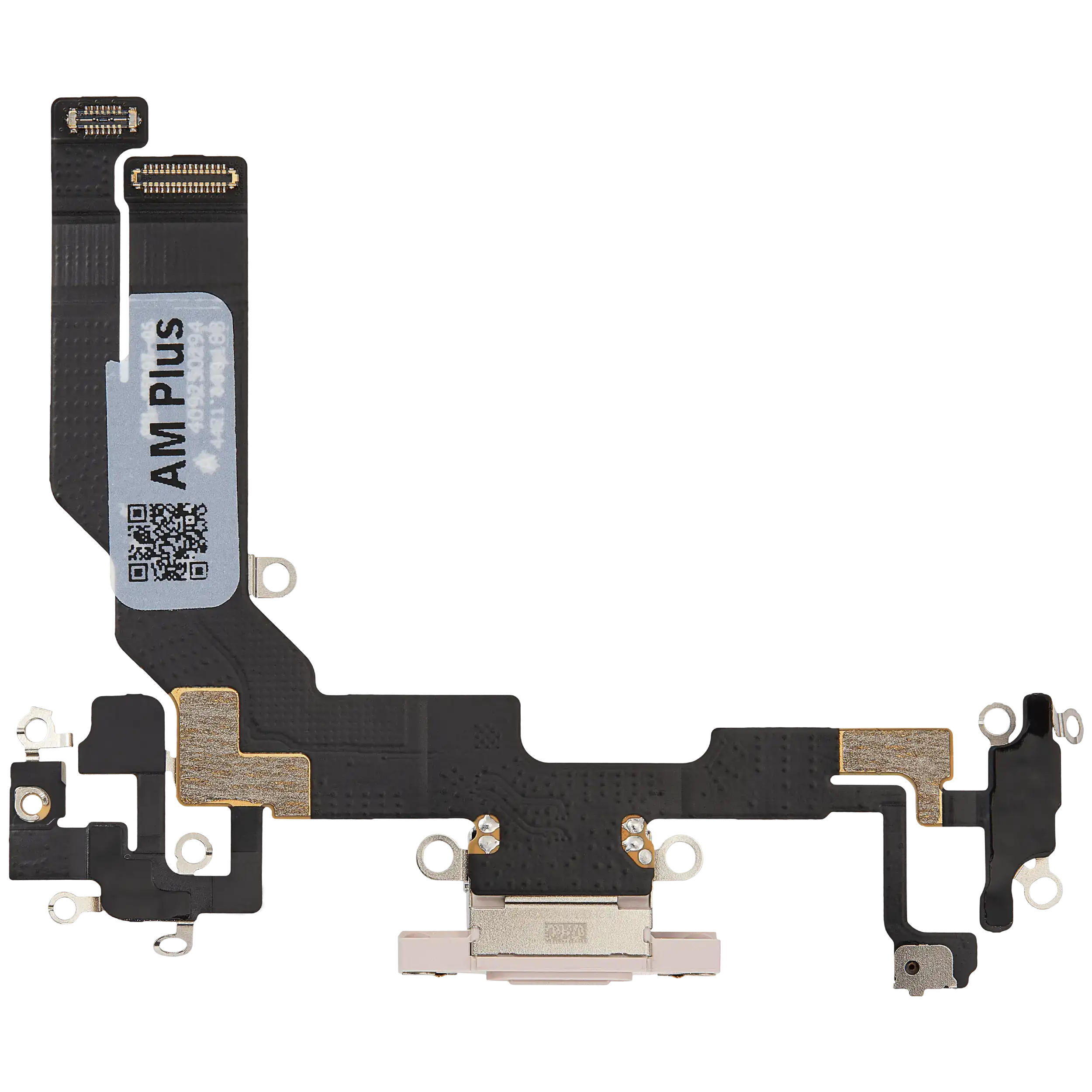 Ladebuchse Flex Cable für iPhone 17e (Aftermarket Plus) (Soft Pink)