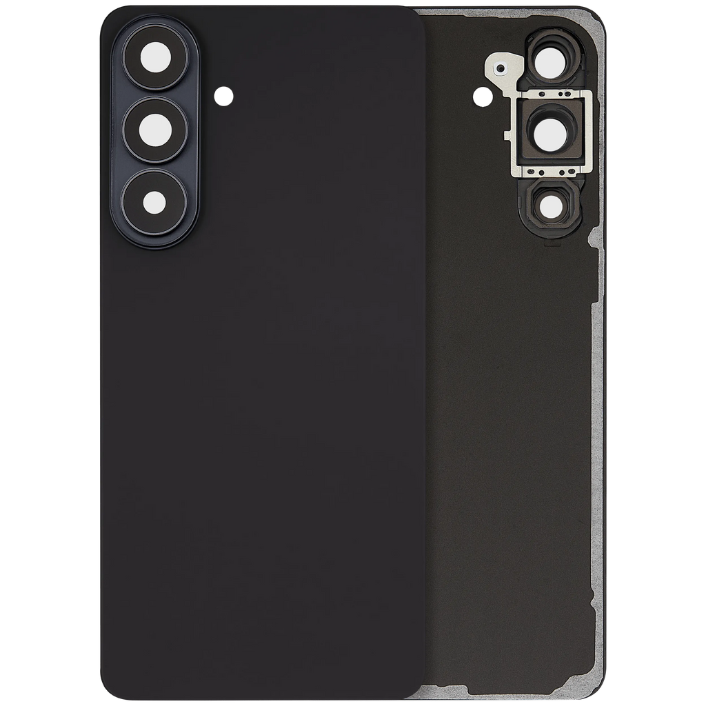 Backcover Glass mit Camera Lens für Samsung Galaxy S26 Plus (Aftermarket Plus) (Schwarz)