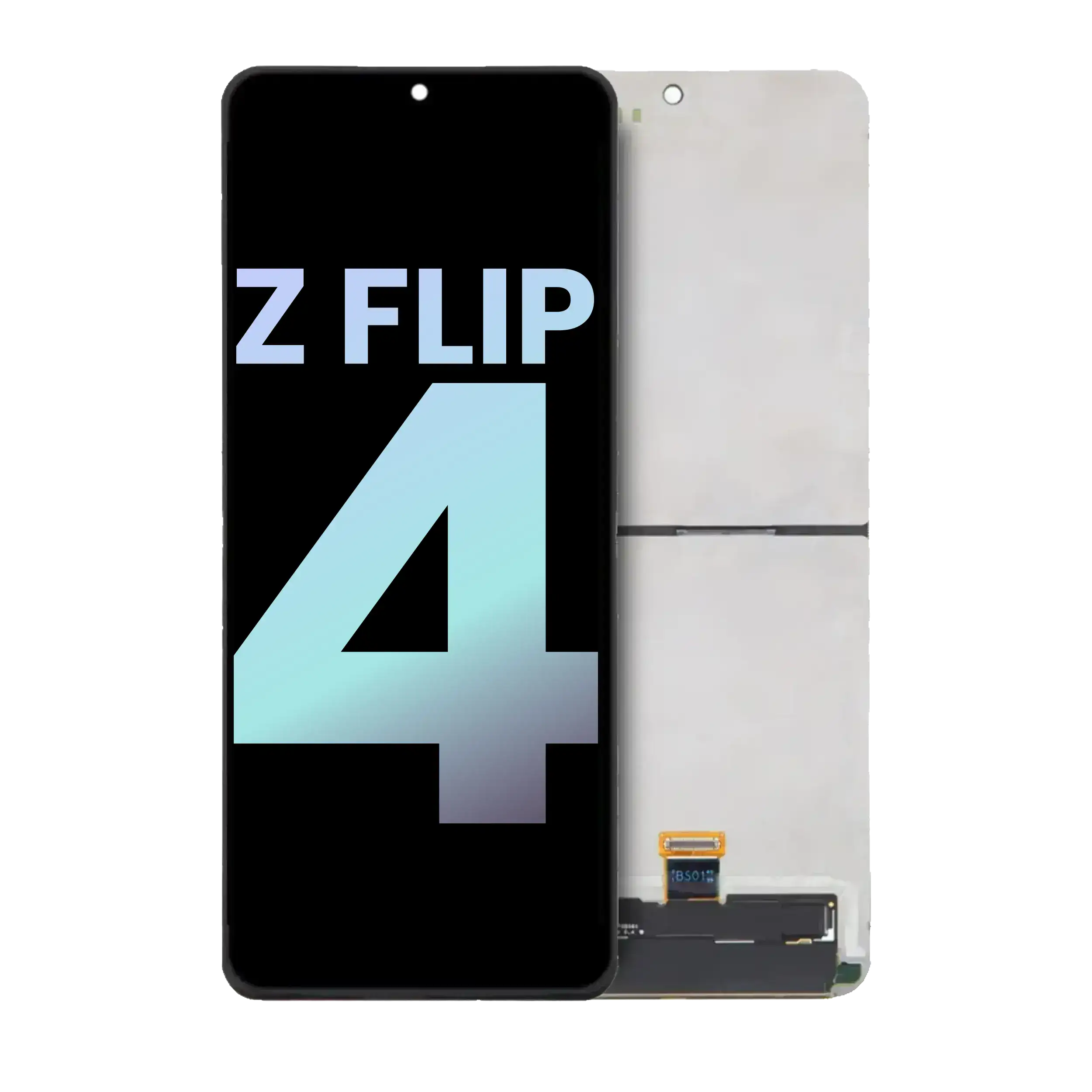 Inner OLED-Display ohne Rahmen für Samsung Galaxy Z Flip 4 5G (US & International) (Service Pack) (Alle Farben)