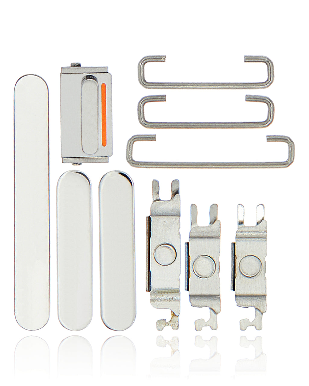 Buttons (Power / Volume / Switch) for iPhone 13 Pro / 13 Pro Max (Silver)