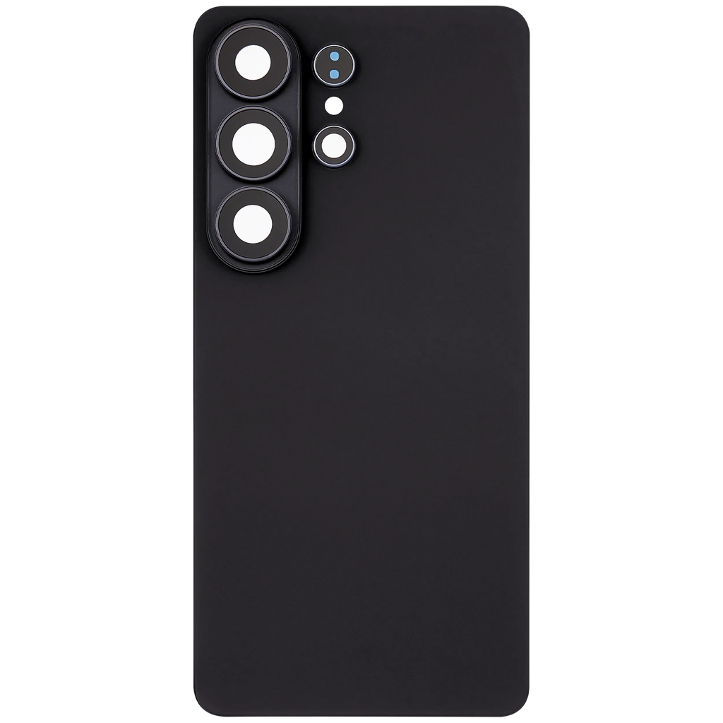 Backcover Glass mit Camera Lens für Samsung Galaxy S26 Ultra (Aftermarket Plus) (Schwarz)