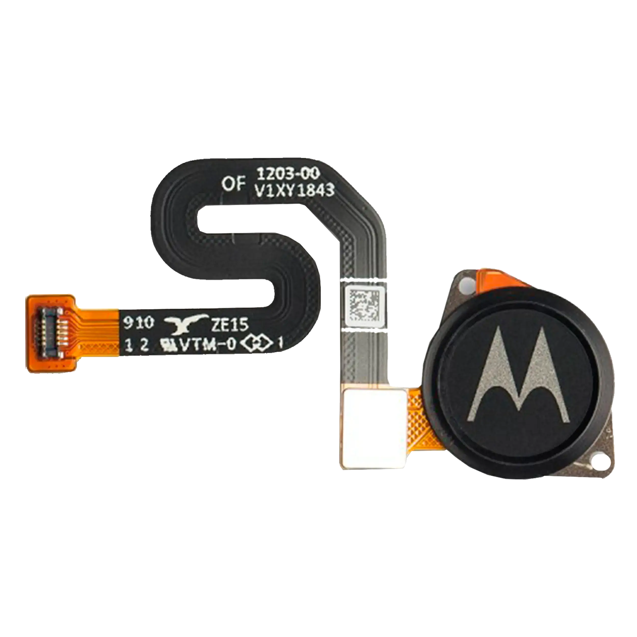 Fingerprint Scanner with Adhesive Strip for Motorola Moto G7 Play (XT1952-X / 2019) (Original OEM) (Black)