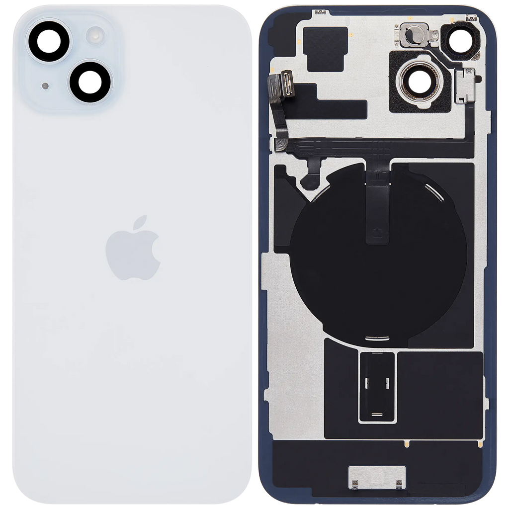 Backcover mit MagSafe Magnet & NFC & Blitz-Flexkabel für IPhone 15 Plus (Service Pack) (Blau)