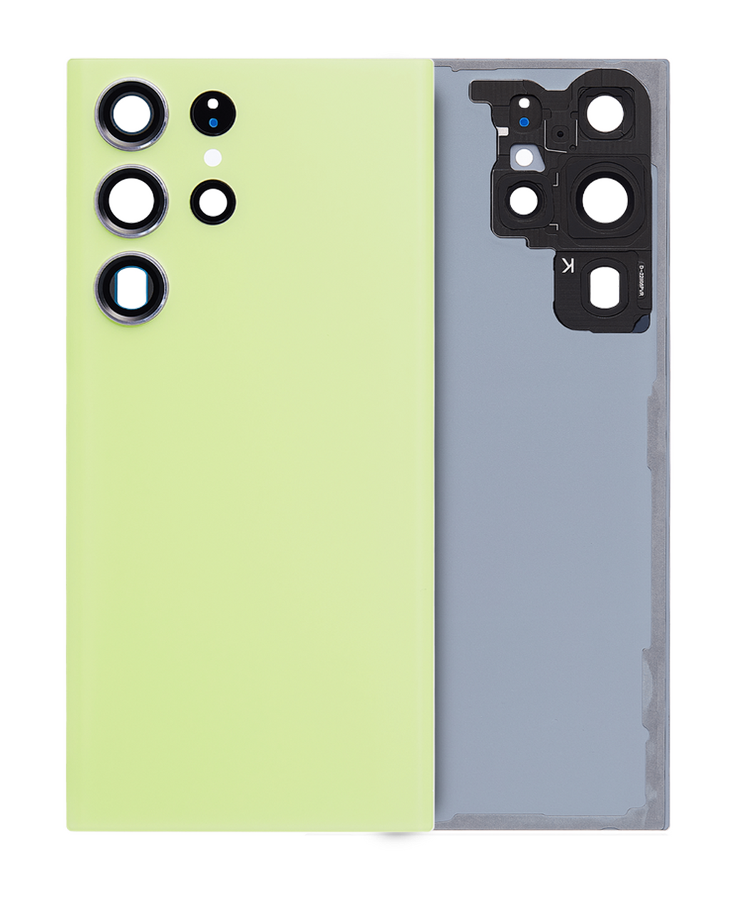 Backcover-Glas mit Kameralinse für Samsung Galaxy S23 Ultra (Svc Pack) (Lime)