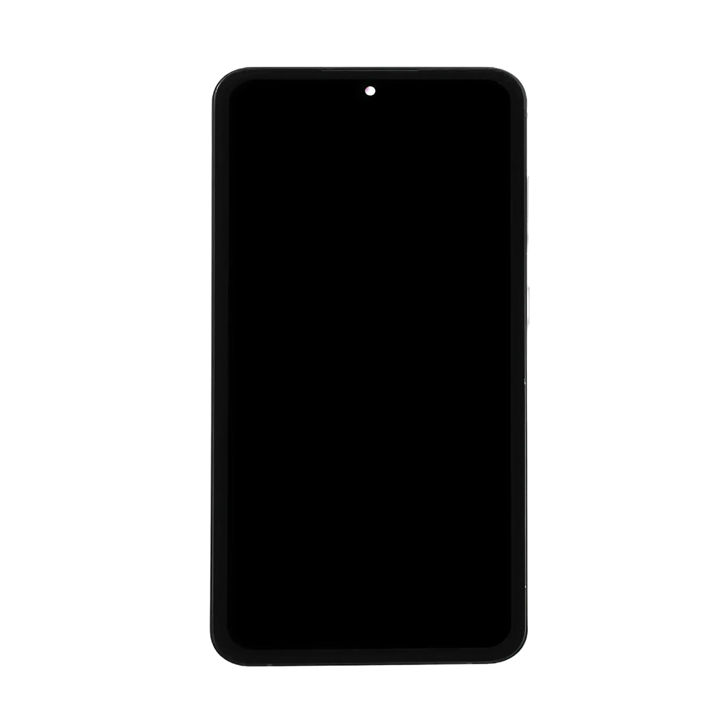 OLED-Display mit Rahmen für Samsung Galaxy S24 FE 5G (gebrauchter OEM-Ausbau, Qualität A) (US & Internationale Version) (Graphite)