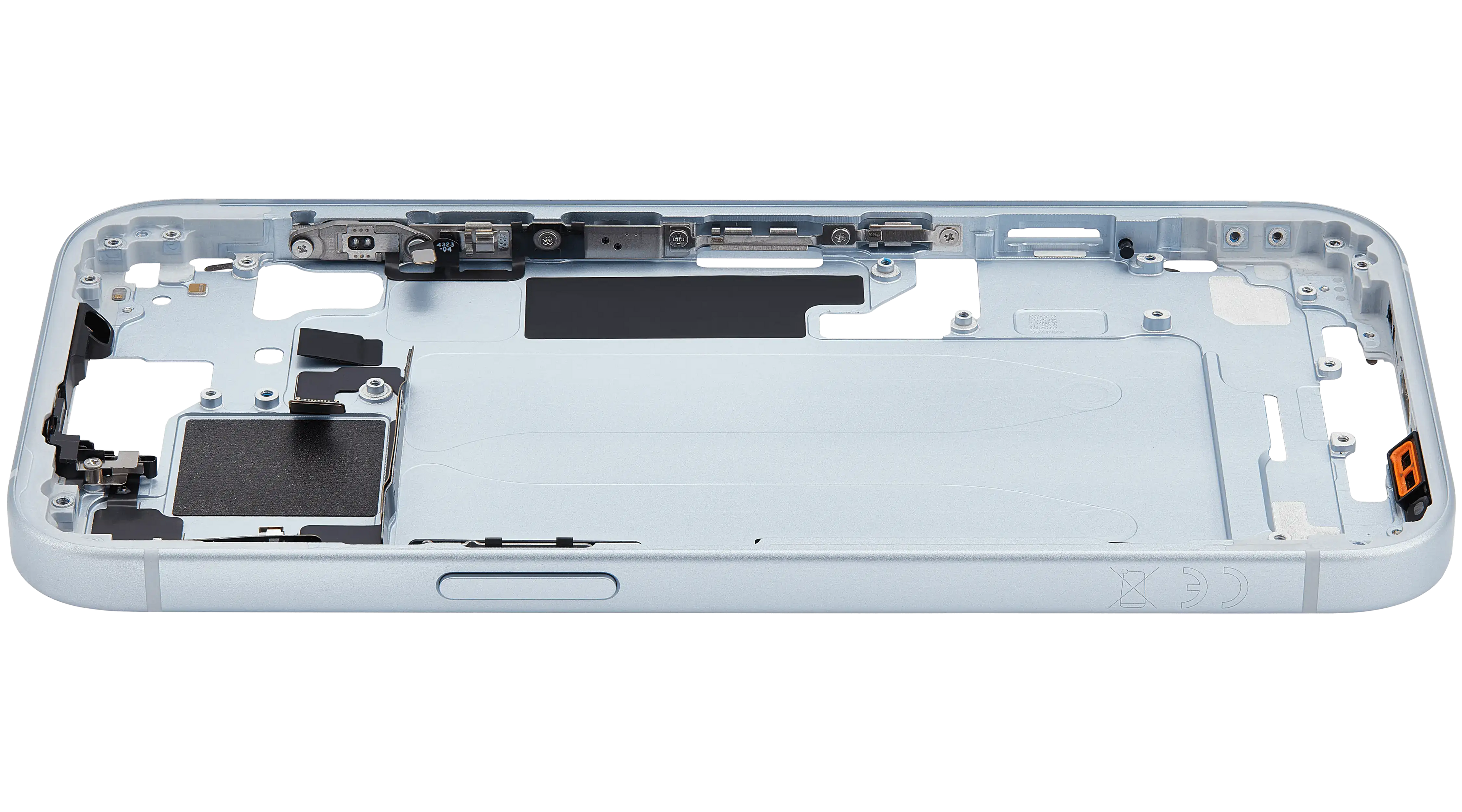 Original Apple-Ausbau B gebraucht – iPhone 15 EU / Global Version Rahmen Blau