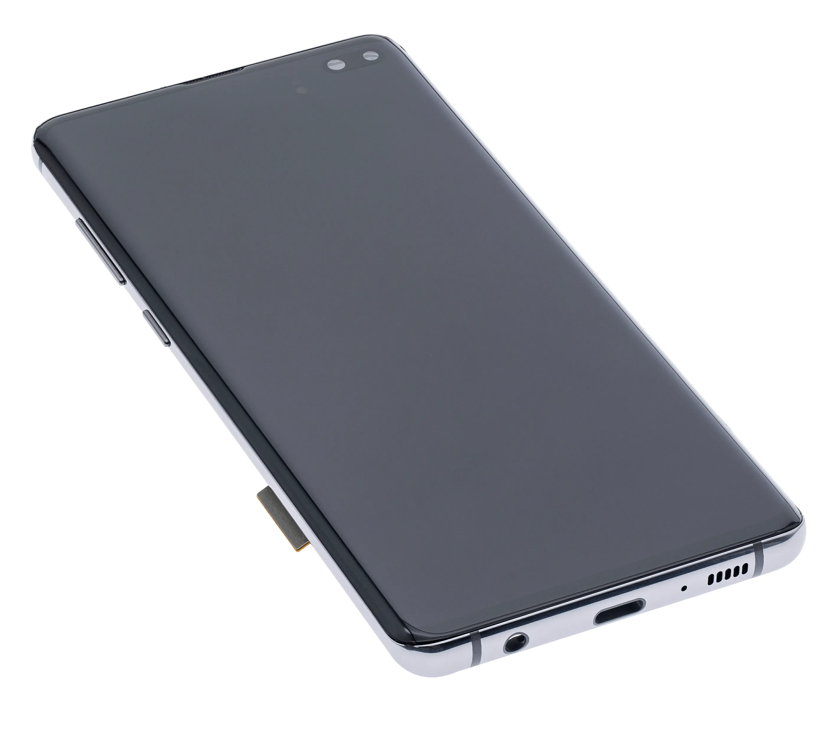 OLED-Display mit Rahmen für Samsung Galaxy S10 Plus (Aftermarket Plus) (Prism / Ceramic Black)