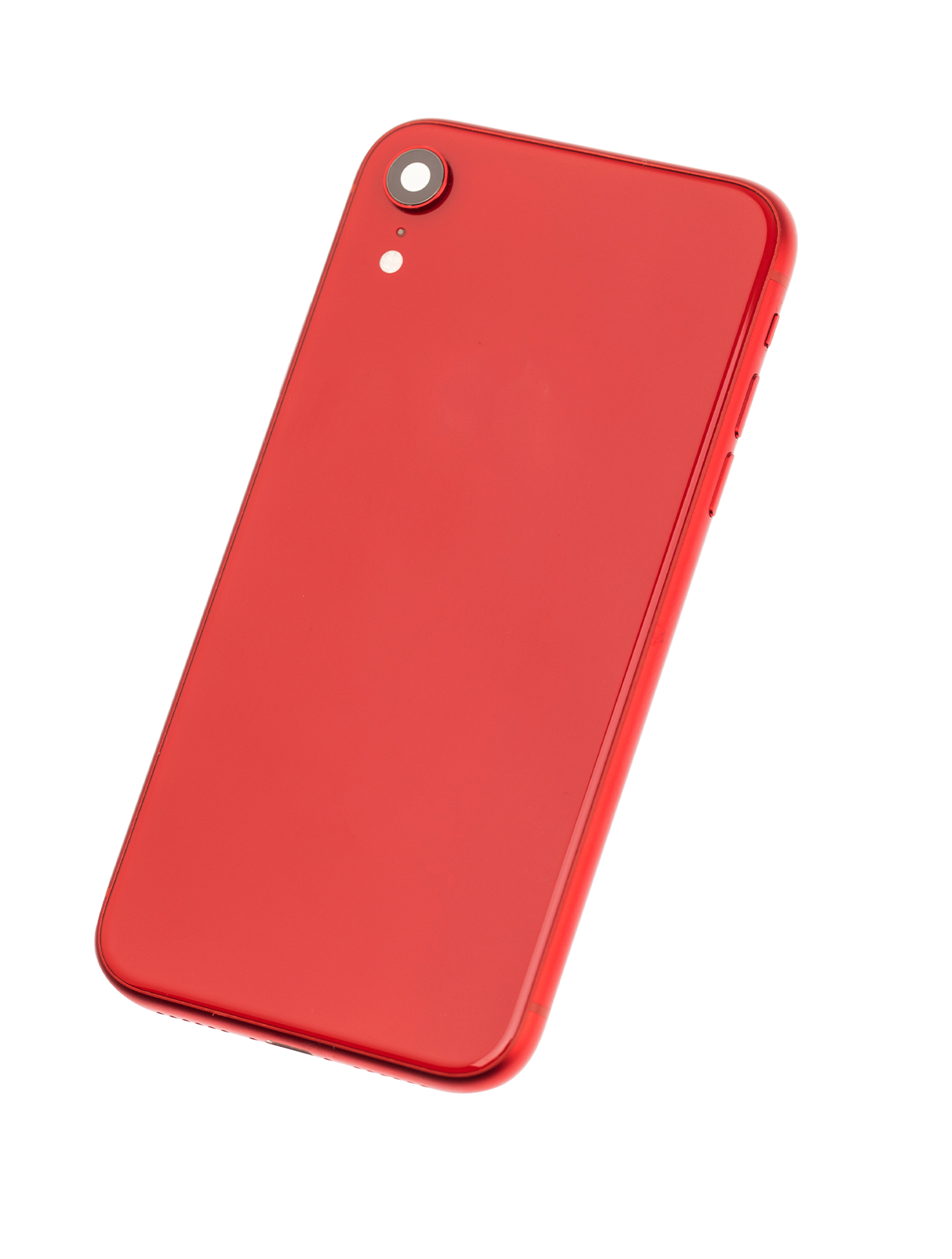 Backcover/Rahmen mit Small Components Pre-Installed für iPhone XR (gebrauchter OEM-Ausbau, Qualität B) (Rot)