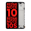 OLED-Display mit Rahmen für Xiaomi Redmi Note 10/10S, Aftermarket Plus,