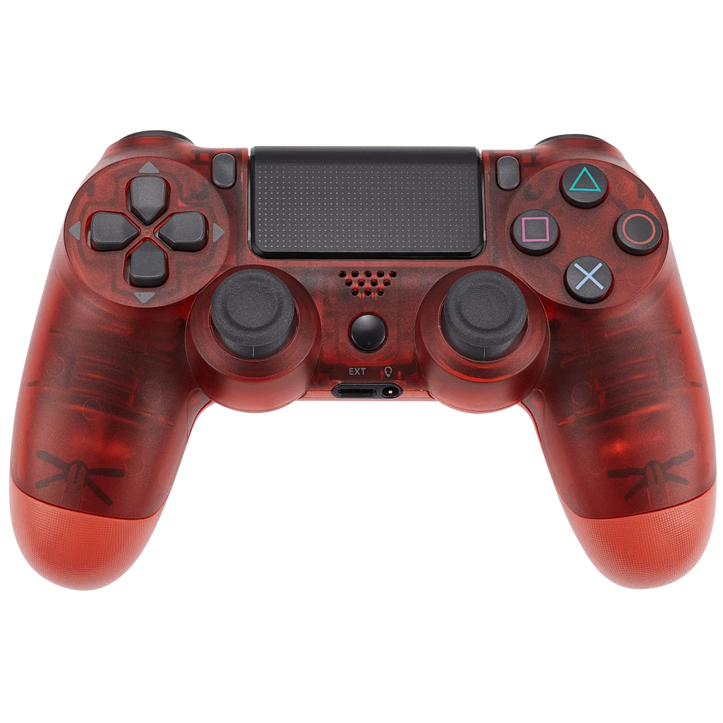 DoubleShock 4 Wired Controller für Playstation 4 (Crystal Red)