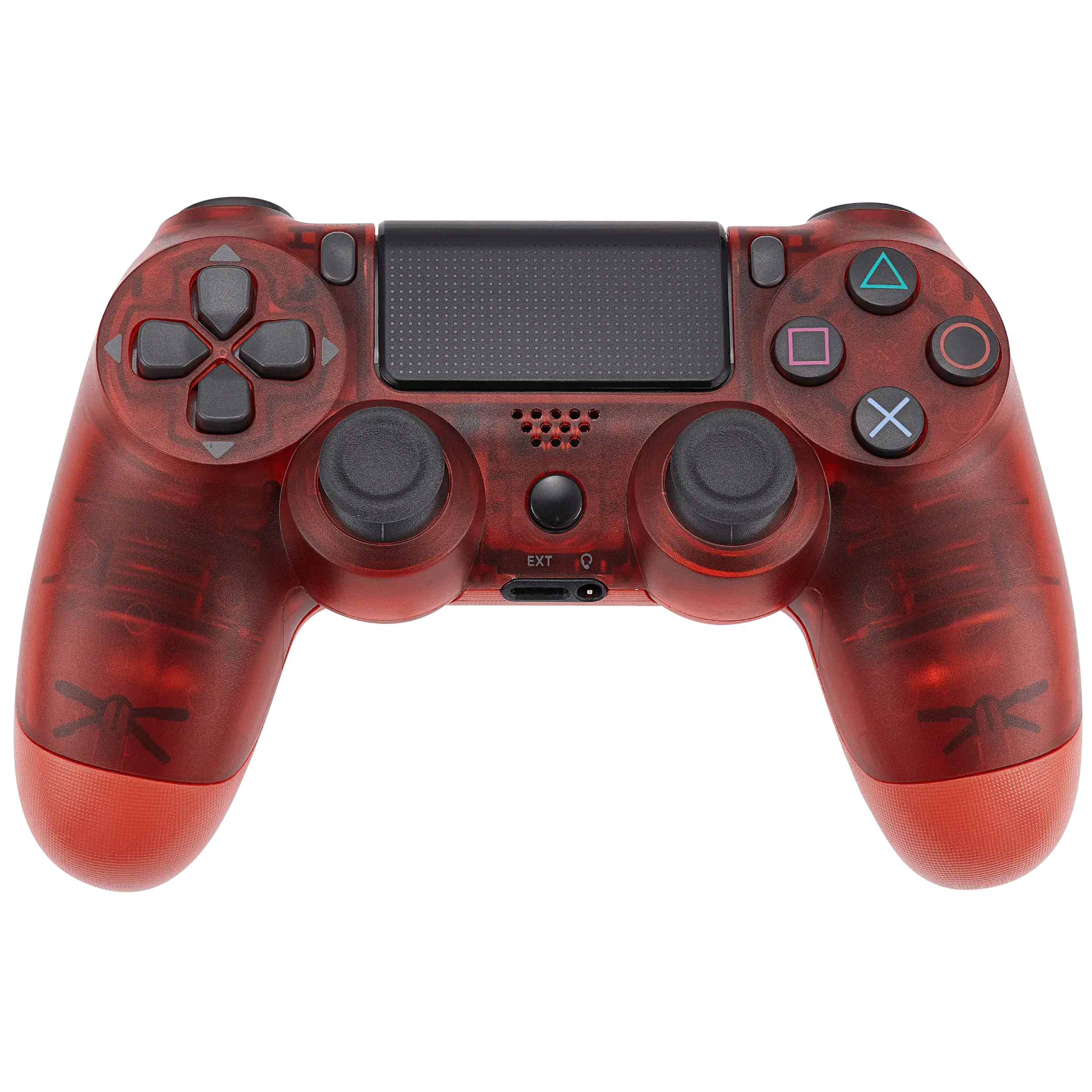 DoubleShock 4 Wired Controller für Playstation 4 (Crystal Red)