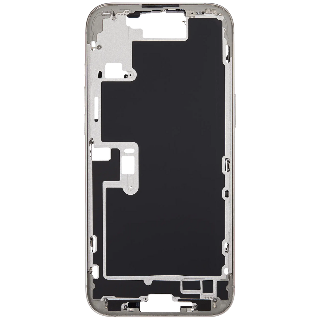Midframe/Rahmen mit Power And Volume Button für iPhone 16 Pro Max (US-Version) (Aftermarket Plus) (Natural Titanium)