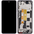 LCD-Display mit Rahmen Compatible für OPPO A5 Pro 5G (Refurbished) (Flower Pink)