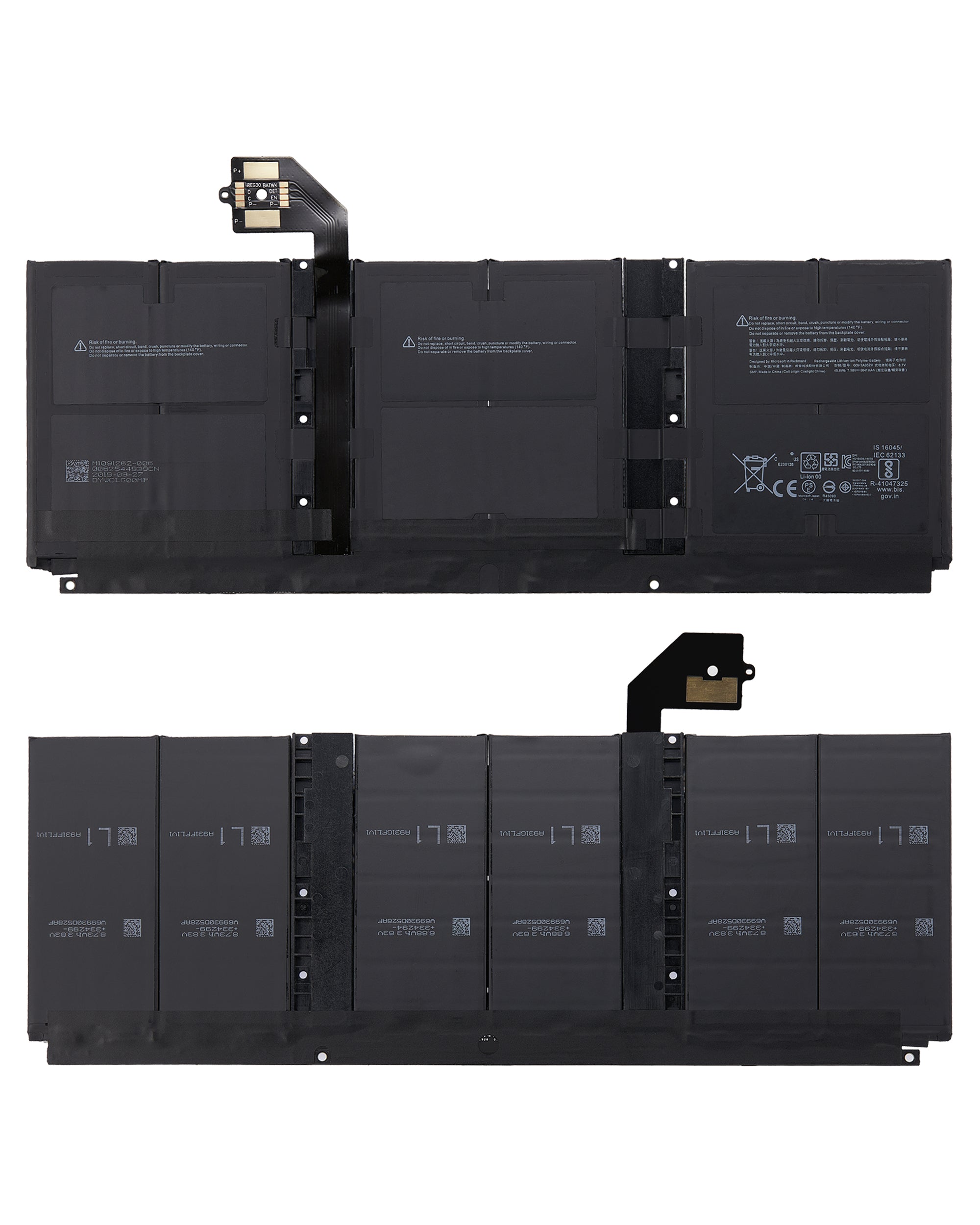 Replacement battery for Microsoft Surface Laptop 3 13.5" (1867/1868) / Laptop 4 13.5" (1950/1951/1958/1959) (DYNT02 G3HTA052H)