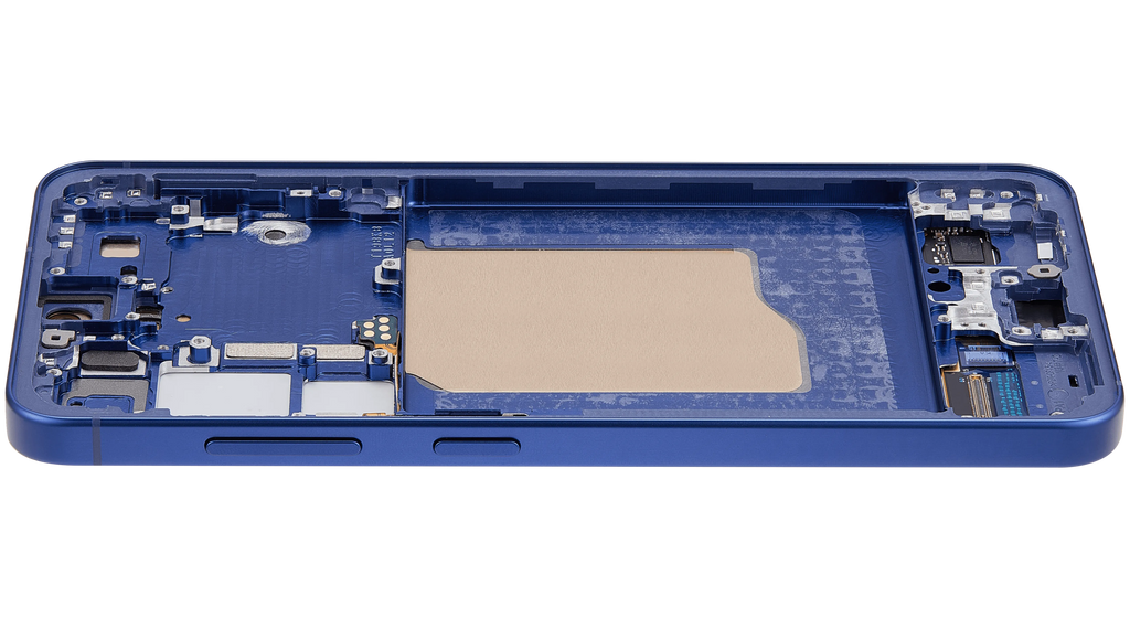 OLED-Display mit Rahmen für Samsung Galaxy S25 5G (US & International) (Aftermarket Plus) (Navy)