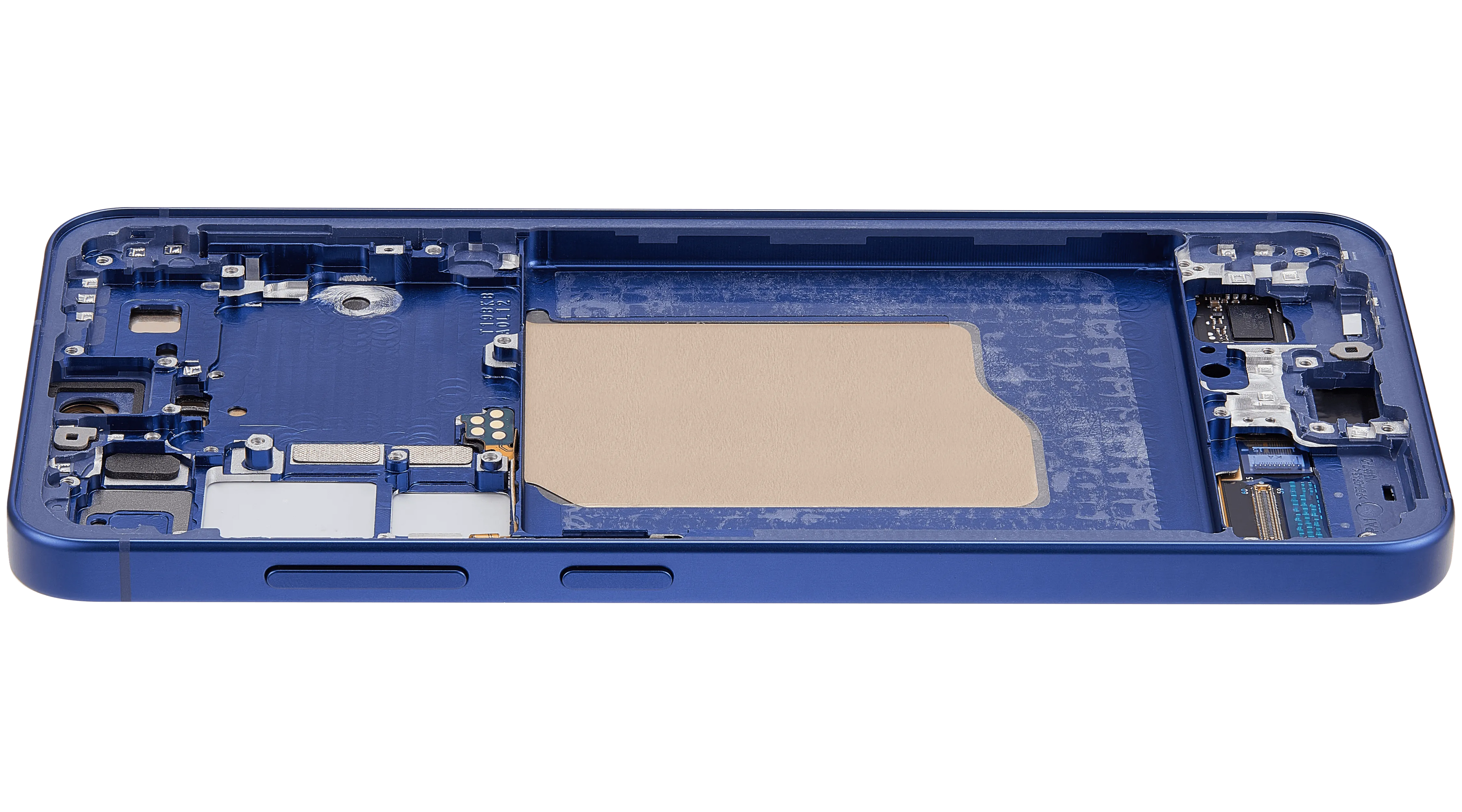 OLED-Display mit Rahmen für Samsung Galaxy S25 5G (US & International) (Aftermarket Plus) (Navy)