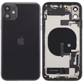 Backcover/Rahmen mit Ladebuchse Flex & Small Parts für iPhone 11 (gebrauchter OEM-Ausbau, Qualität B) (Schwarz)