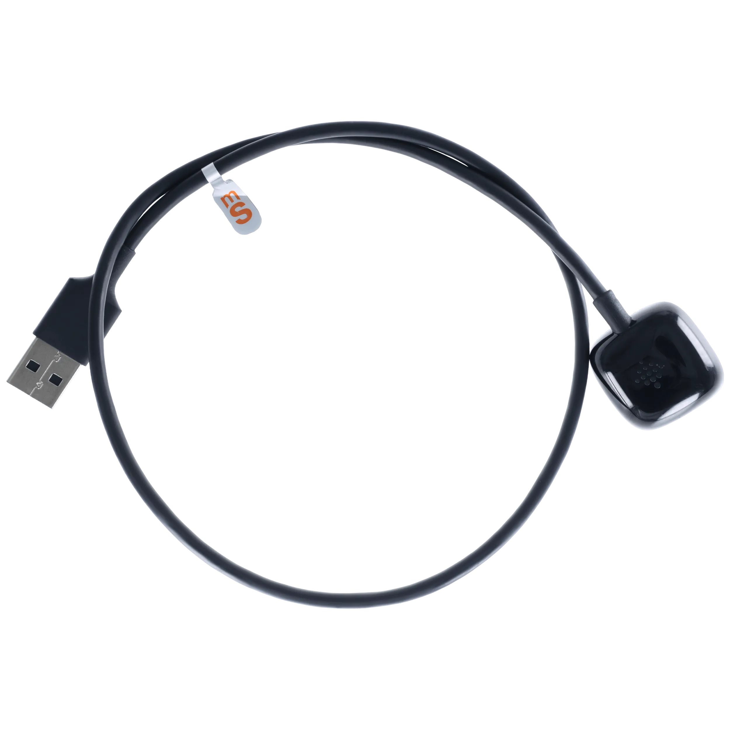 USB-A Magnetic Watch Charging Cable für Google Pixel Watch Series 2 / Series 3 (1 m / 3.3 ft) (OEM Grade: A) (Schwarz)
