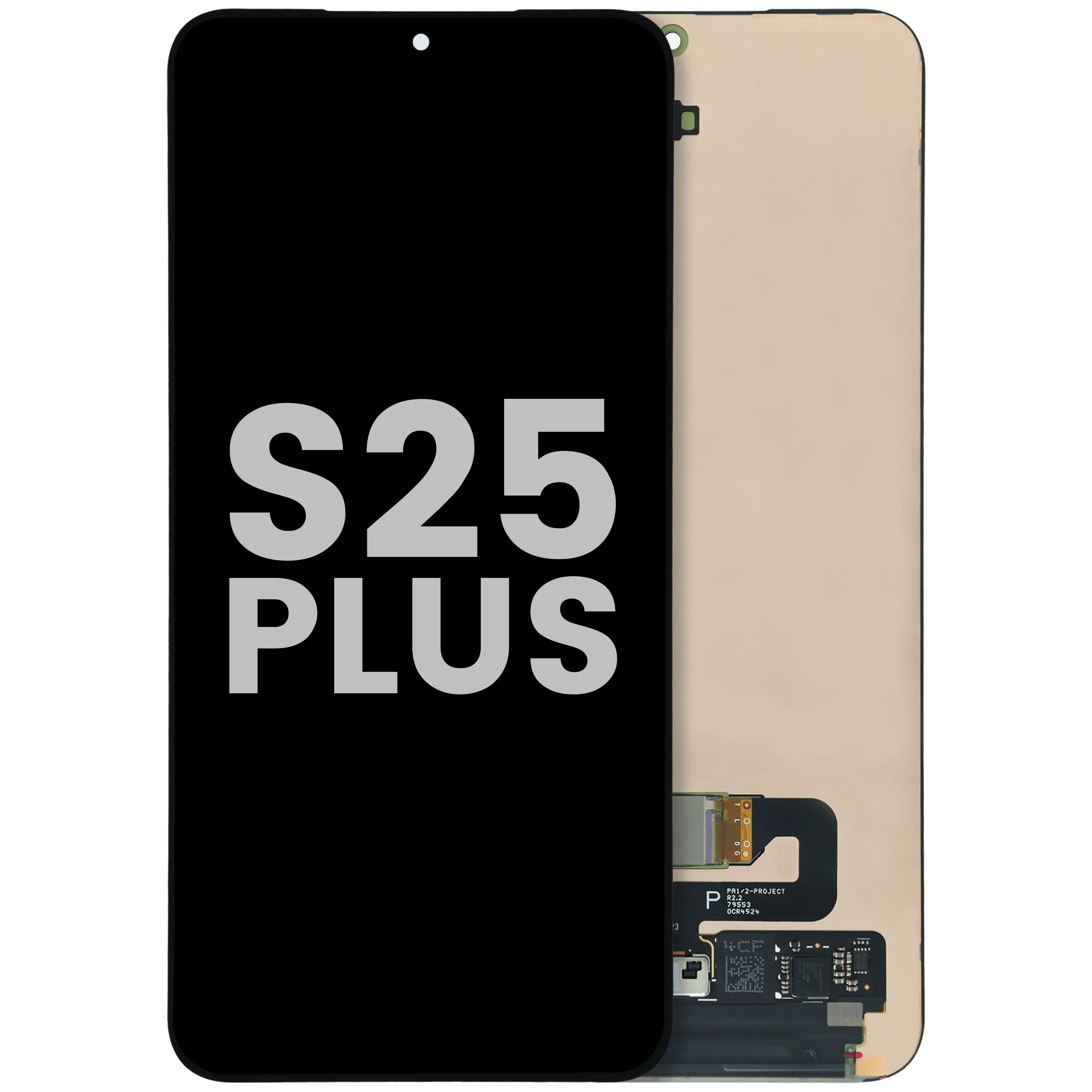 OLED-Display ohne Rahmen für Samsung Galaxy S25 Plus 5G (US & Internationale Version) (gebrauchter OEM-Ausbau, Qualität A) (Alle Farben)