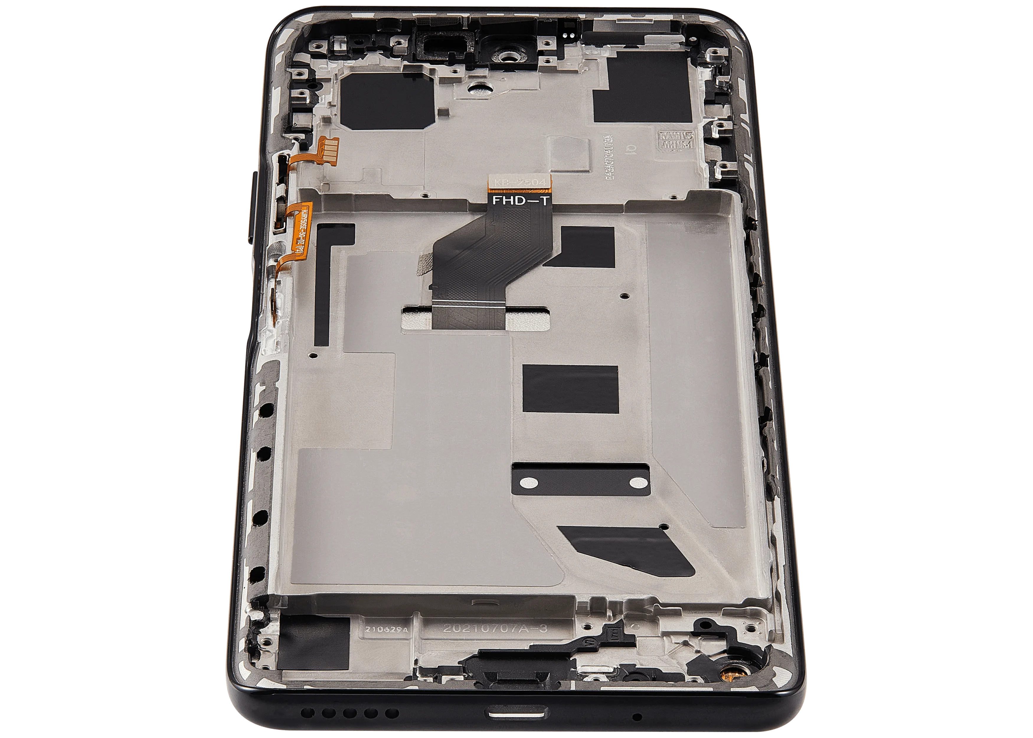 LCD-Display mit Rahmen für Honor 50 SE (2021) (Refurbished) (Schwarz)