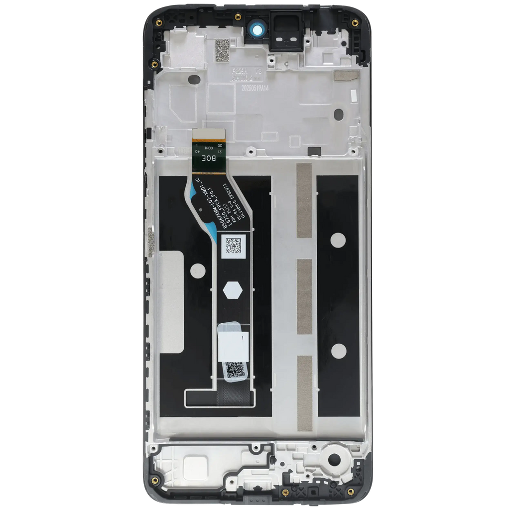 LCD-Display mit Rahmen für Motorola Moto G15 (XT2521 /2025) (Original OEM) (Alle Farben)