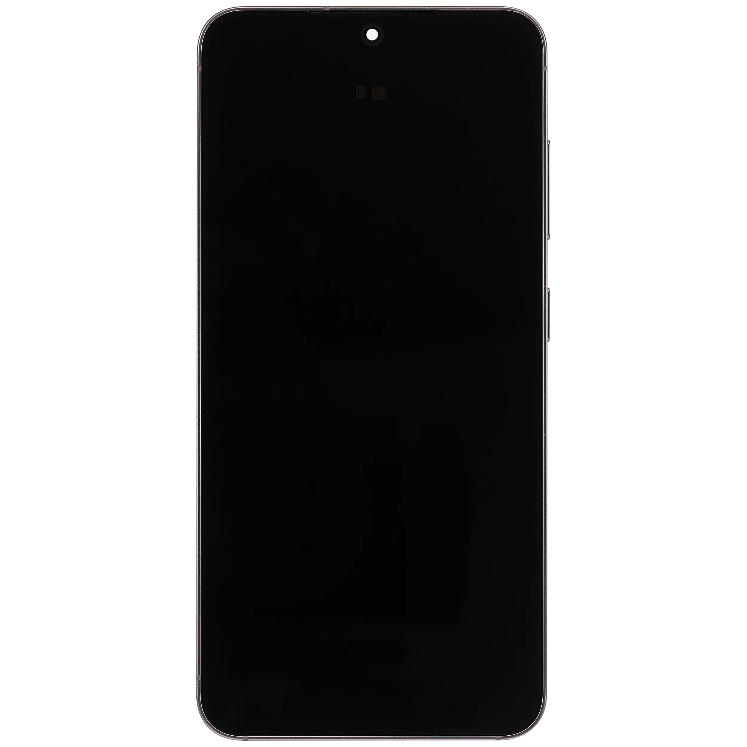 OLED-Display mit Rahmen für Samsung Galaxy S25 5G (US & International) (Aftermarket Plus) (Silver Shadow)