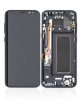 OLED-Display mit Rahmen für Samsung Galaxy S8 Plus (Aftermarket Plus) (Midnight Schwarz)