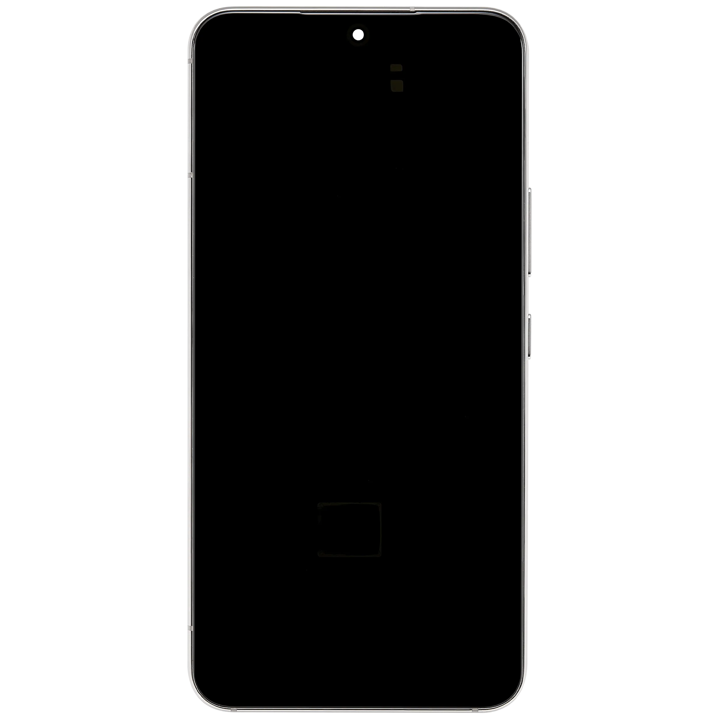 OLED-Display mit Rahmen für Samsung Galaxy S22 5G (US & International) (Aftermarket Plus) (Weiß)