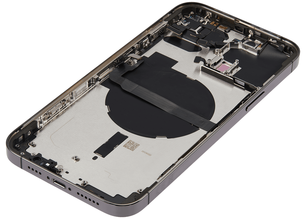 Backcover/Rahmen mit Small Parts für iPhone 13 Pro Max (EU / Global Version) (gebrauchter OEM-Ausbau, Qualität B) (Graphite)