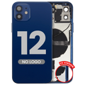 Back Cover with Small Parts for iPhone 12 (US Version) (Aftermarket Plus) (Blue)