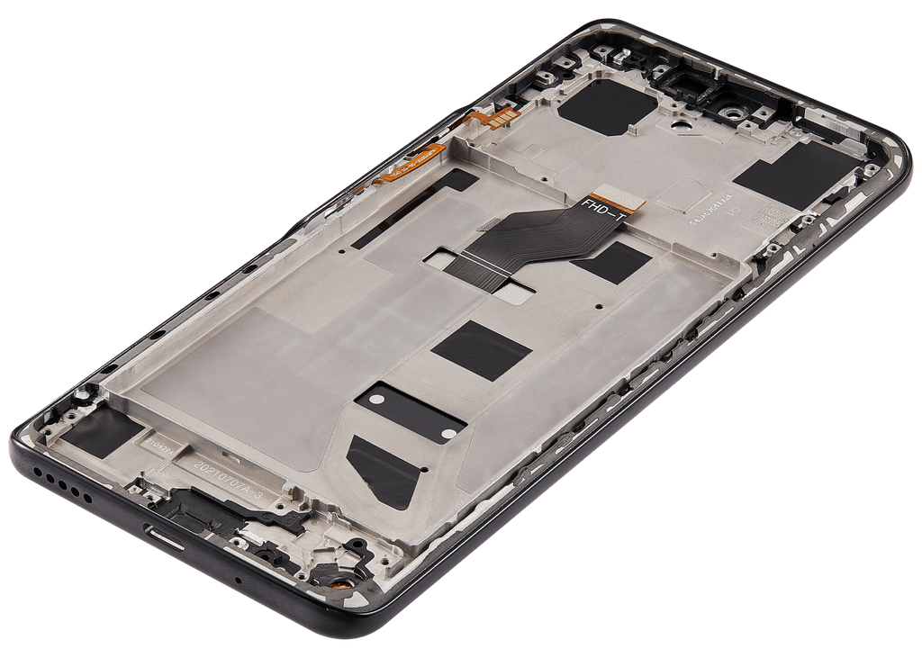 LCD-Display mit Rahmen für Honor 50 SE (2021) (Refurbished) (Schwarz)