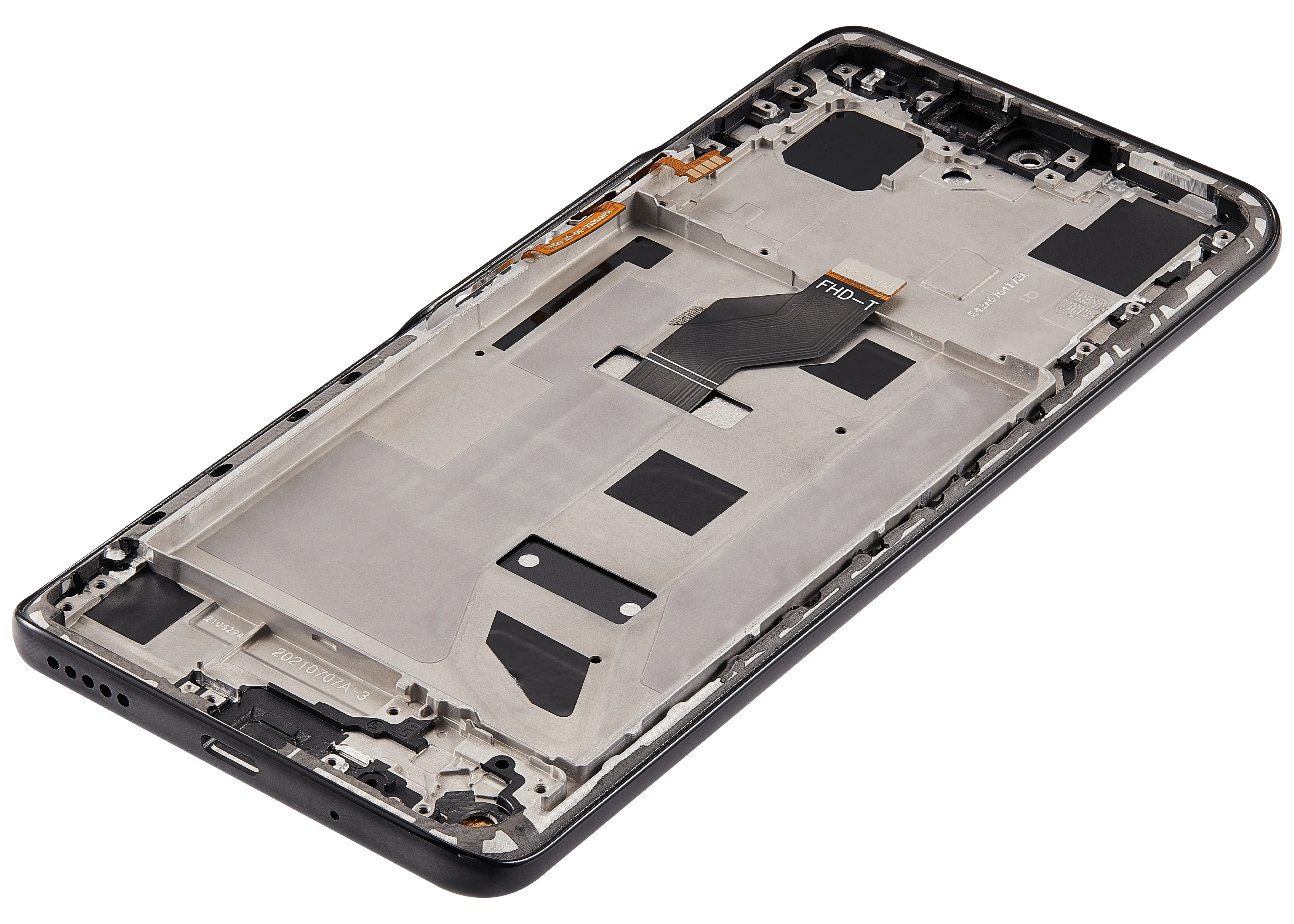LCD-Display mit Rahmen für Honor 50 SE (2021) (Refurbished) (Schwarz)