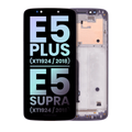 LCD-Display mit Rahmen für Moto E5 Plus/Supra Schwarz OEM